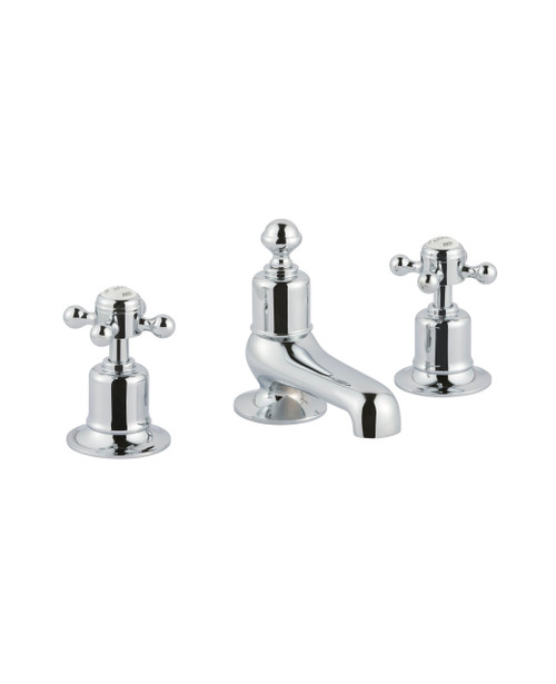 Astonian Cadogan 3-hole basin mixer - finish options