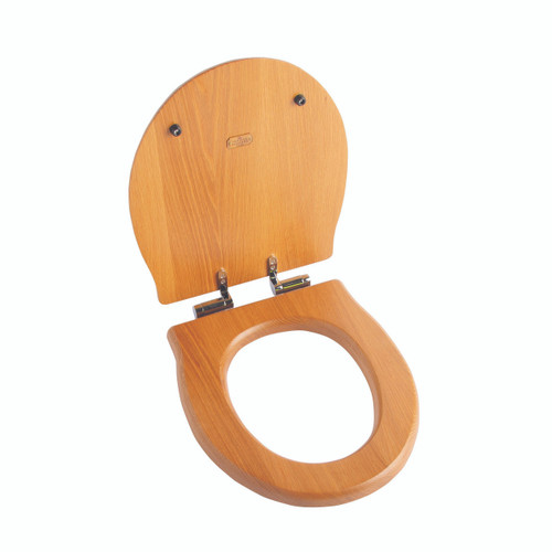 Thomas Crapper Back-to-wall WC Seat (soft close) - Mahogany