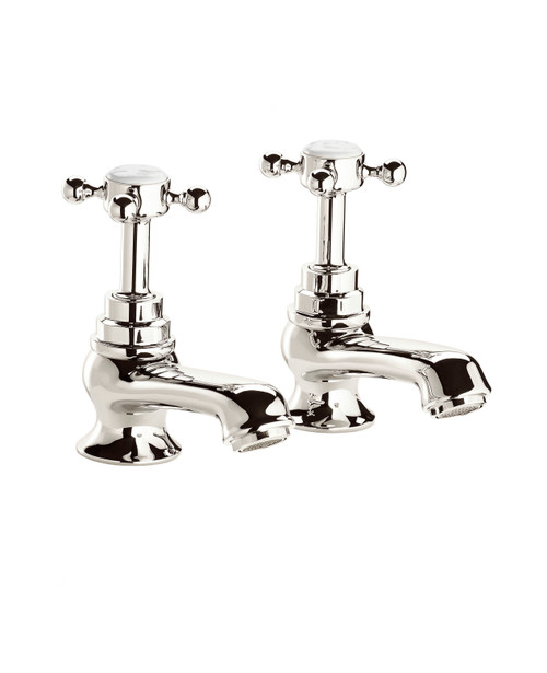 Astonian Original bath pillar taps - Nickel
