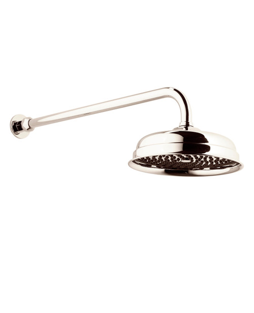 Astonian Original 300mm rose with adjustable shower arm - Nickel