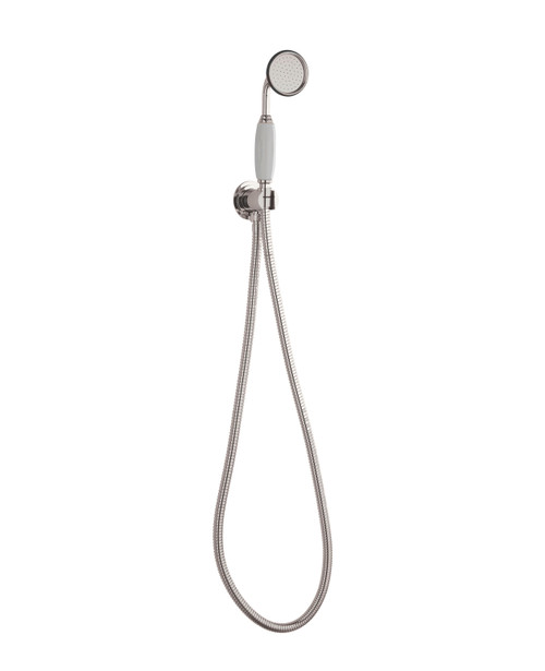 Astonian Original handshower kit with wall outlet and holder - brushed nickel