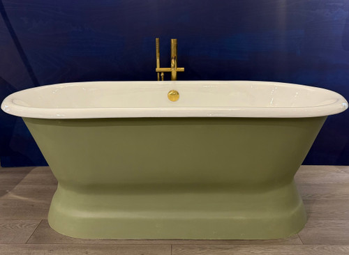Astonian Palazzo double ended freestanding cast iron bath 1676x765mm