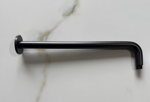 Astonian Signature Traditional 400mm Shower arm  - Linished Antique Bronze
