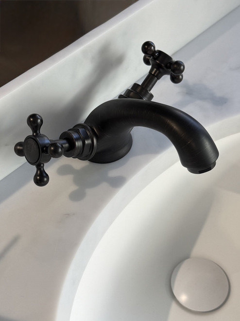 Astonian Signature 1 Hole Basin Mixer - Linished Antique Bronze