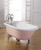Astonian Roma 1540x770mm no-taphole cast iron bath on ball and claw feet