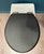 Astonian Original GW wooden toilet seat and cover ebonised with soft close polished brass hinges