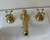 Astonian Signature  3-hole basin mixer- Polished Brass