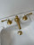 Astonian Signature  Lever 3-hole basin mixer- Brushed Brass