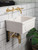 Thomas Crapper Downham Cloakroom basin - White