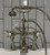 Astonian Signature Tradition deck/bath mounted bath shower mixer  - Polished Nickel