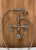 Astonian Signature Tradition wall mounted bath shower mixer  - Polished Nickel