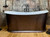 Astonian Venetian Grande double ended no taphole freestanding cast iron bath 1829x780mm with Antique Bronze Outer