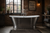 Astonian Excalibur double ended no taphole freestanding cast iron bath  1700x680mm riveted steel exterior