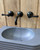Astonian Signature Tradition wall mounted basin mixer with 150mm spout and metal lever handles Linished Antique bronze