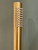 Modern handshower kit with slimline handshower, wall outlet and integrated holder - Polished Brass