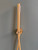 Modern handshower kit with slimline handshower, wall outlet and integrated holder - Brushed Brass