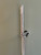 Modern handshower kit with slimline handshower, wall outlet and integrated holder - Chrome