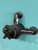 Astonian Signature Traditional Single Outlet Semi-Exposed Shower Kit with modern cross control  - Linished Antique Bronze (excludes rose)