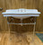 Silverdale Loxley  860mm 3th basin white and Loxley Chrome Basin Stand