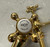 Astonian 1823 basin pillar taps in polished brass