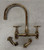 Astonian Tradition Wall Mounted 2 Hole Sink Mixer in Inca Gold Plated finish