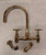 Astonian Tradition Wall Mounted 2 Hole Sink Mixer in Inca Gold Plated finish