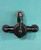 Astonian Signature Traditional Single Outlet Semi-Exposed Shower Kit with compass lever control  - Linished Antique Bronze (excludes rose)