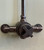 Astonian Signature Traditional Dual Outlet Exposed Shower Kit with Modern Cross  - Linished Antique Bronze (excludes rose)