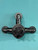 Astonian Signature Traditional Dual Outlet Semi-Exposed Shower Kit with modern cross control  - Linished Antique Bronze (excludes rose)