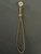 Astonian Signature Handshower Kit with integrated wall outlet and holder, hose and handshower - Unlacquered Brushed Brass
