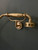 Astonian Signature Handshower Kit with wall outlet, hose, handshower and wall antler - Unlacquered Polished Brass