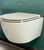Geo Studio wall hung rimless toilet with slimline versagrit soft close seat