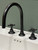 Astonian Signature  3-hole Swan Neck basin mixer- Linished Antique Bronze
