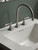 Astonian Signature  3-hole Swan Neck basin mixer, Lever Handles - Brushed Nickel