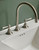 Astonian Signature  3-hole Swan Neck basin mixer, Lever Handles - Brushed Nickel