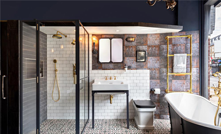 Bold as Brass - Traditional Bathrooms