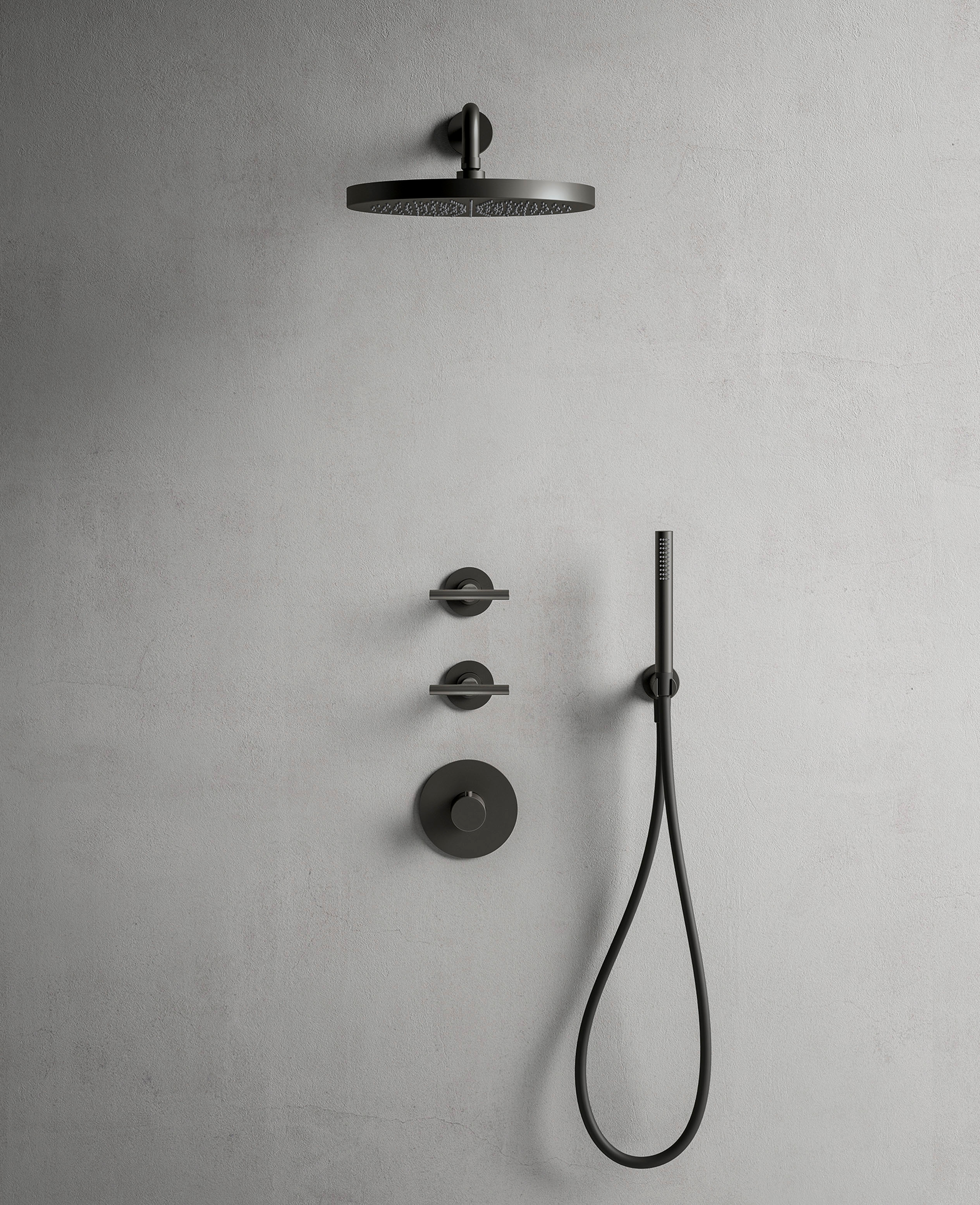Fantini Sailing dual outlet thermostatic shower kit