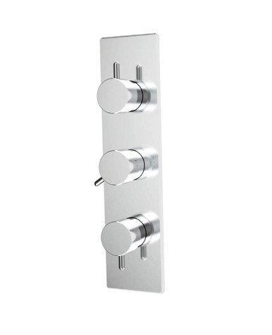 Zyam 3/4inch dual outlet concealed thermostatic shower valve - finish  options