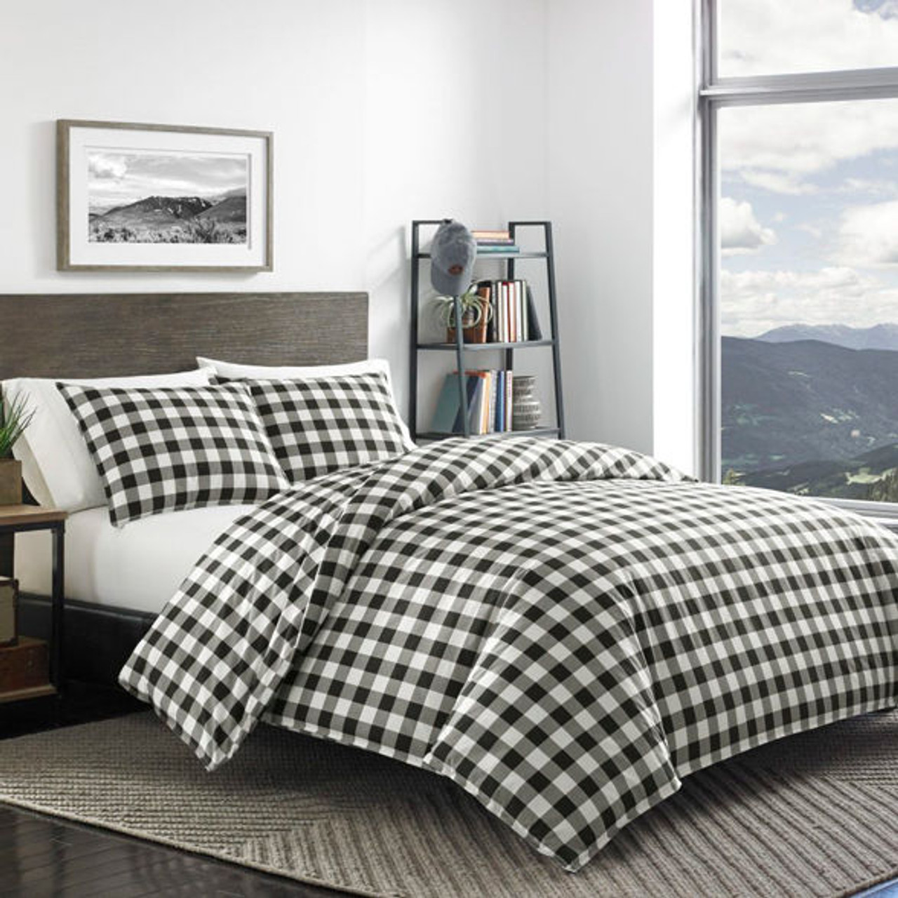 Eddie Bauer Mountain Plaid Duvet Cover Set
