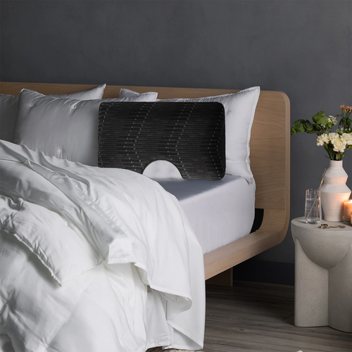 Hush Graph-Iced Silhouette Plush Pillow