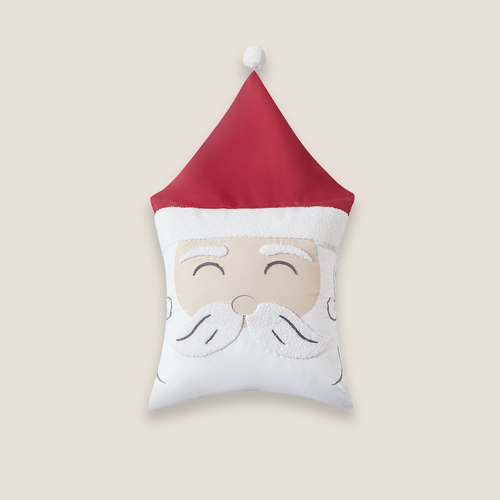 Santa's Plaid Printed Throw And Decorative Pillow