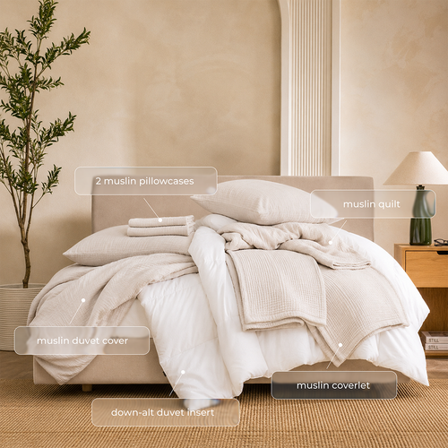Silk & Snow Muslin Bundle