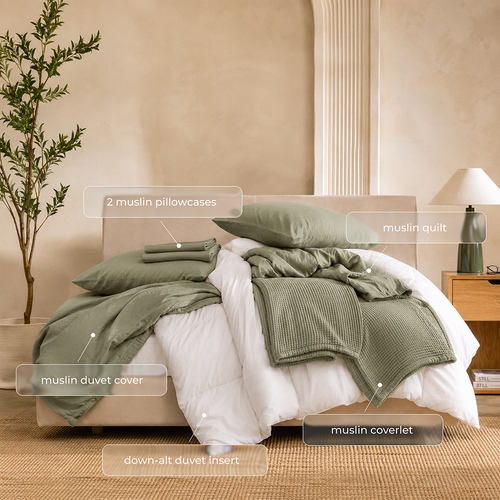 Silk & Snow Muslin Bundle