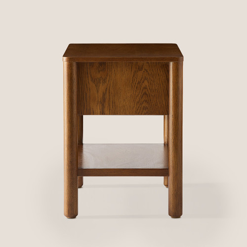 Silk & Snow Tofino Wooden Nightstand - 1 Drawer