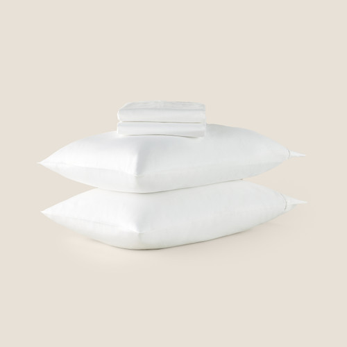 PÜR Organic Cotton Sheet Set - White