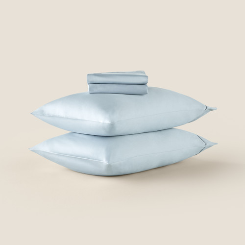 PÜR Organic Cotton Sheet Set - Blue