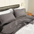 Sustainable luxury with the Simba Green White Sheet Set