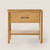 Silk & Snow Tofino Wooden Nightstand - 1 Drawer