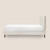 Silk & Snow Horizontal Tufted Bed