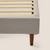 Silk & Snow Horizontal Tufted Bed